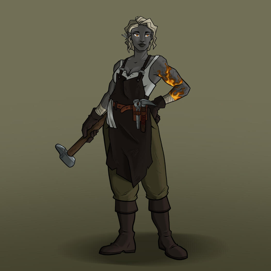 Galena Ore - DND Character Design